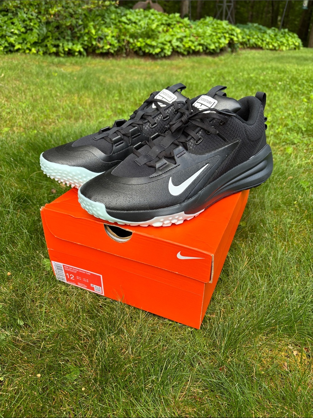 Nike Black Sneakers with White Swoosh and Mint Soles…..Turf Shoes.⚾️⛳️⚽️